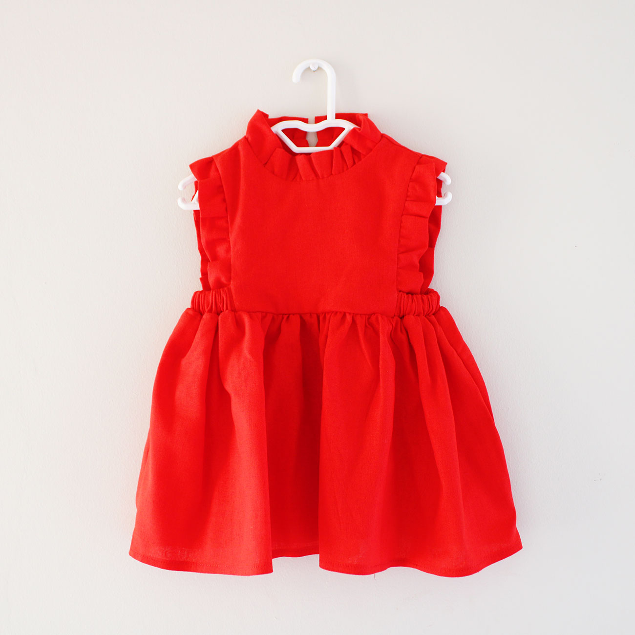 The Valley Pinafore Dress Burnt Orange