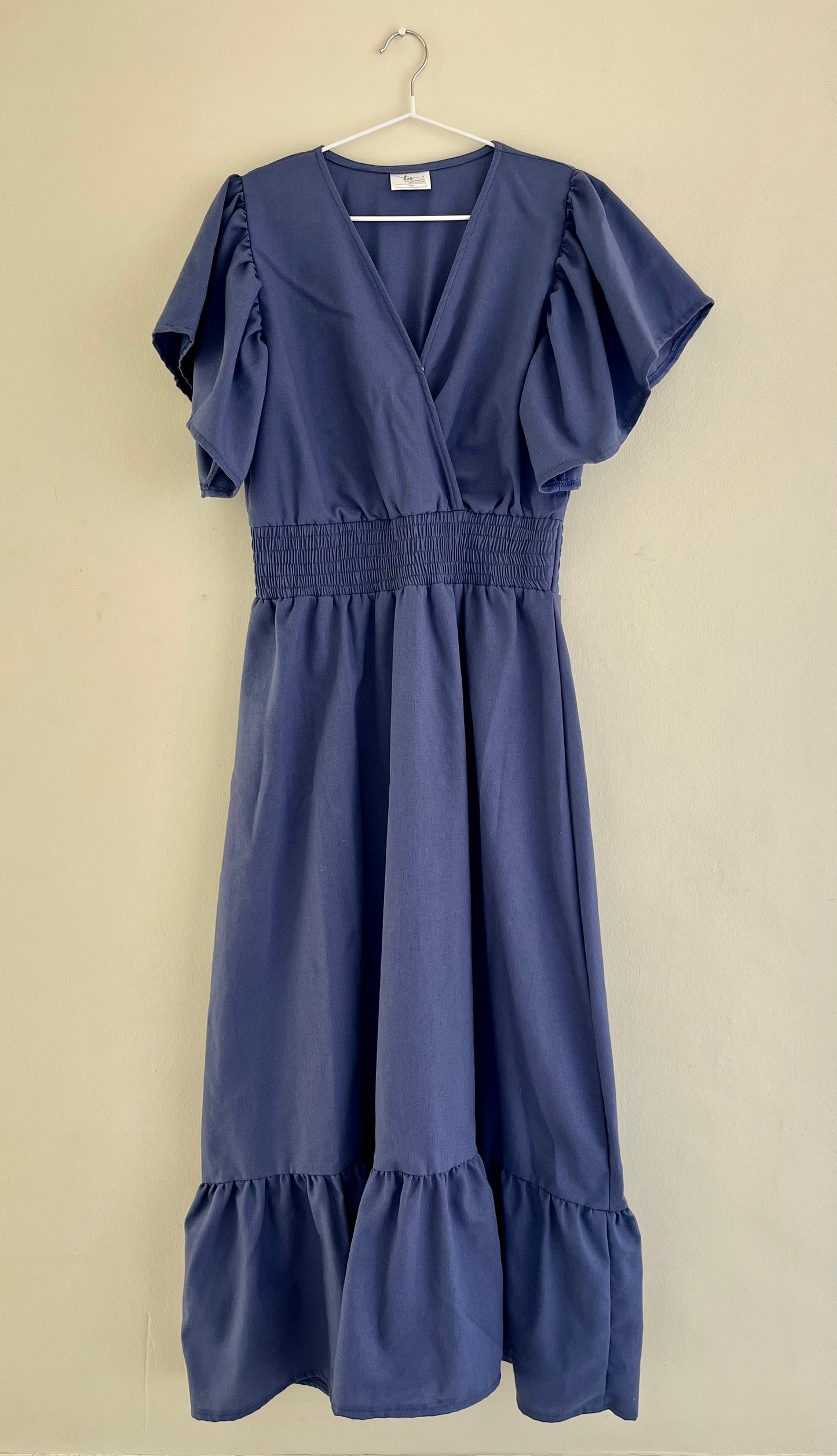 Womens Maxi Tier Dress - Midnight Blue