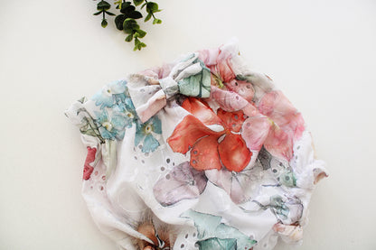 Anglaise Meadow at Dusk Frilly high waist Bloomer with bow (headband + onesie sold separately) (Copy)