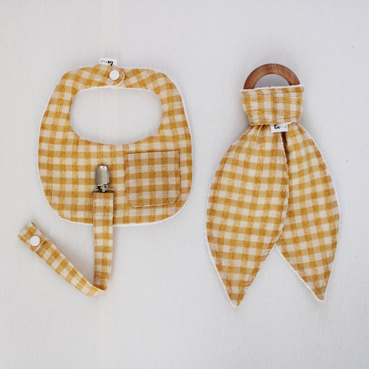 Gift Set - Yellow Check