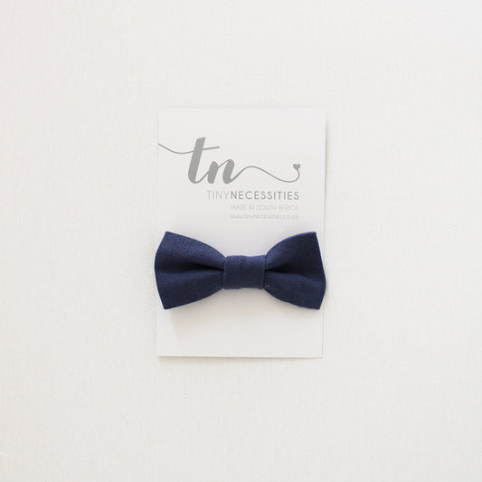 Denim Blue Bow Tie