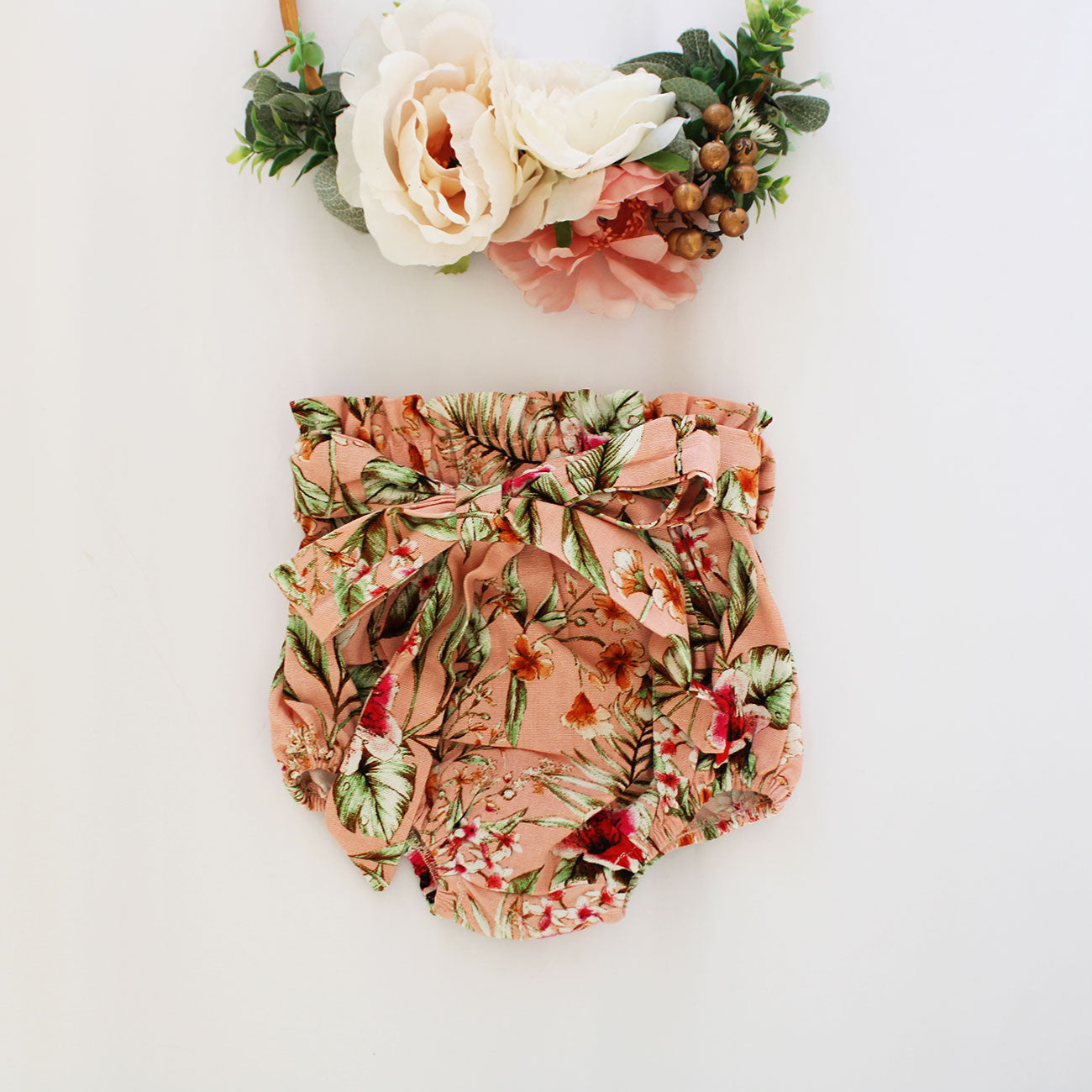 Pink high waist Bloomer - Island Florals
