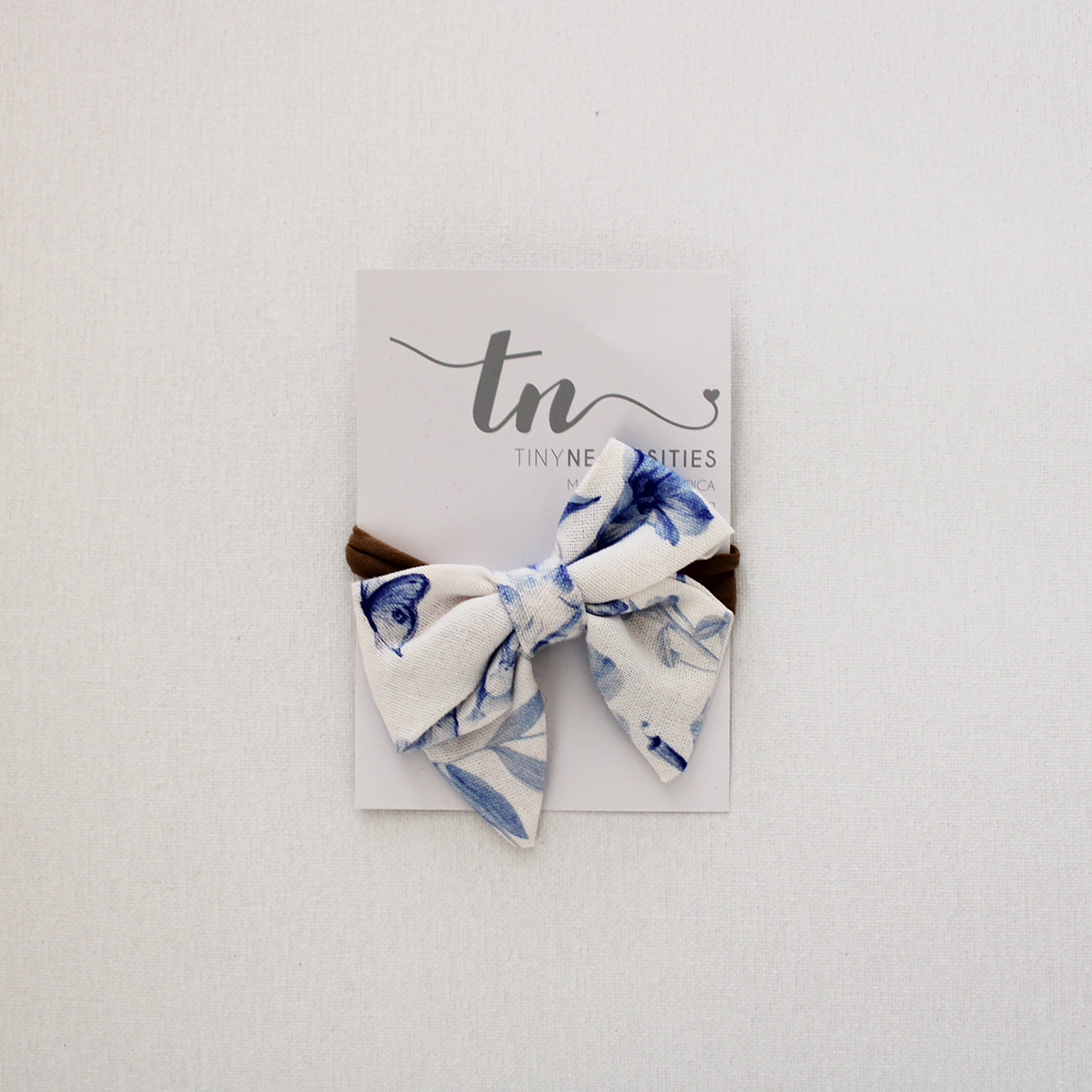 Psalm White/Blue Nylon Headband