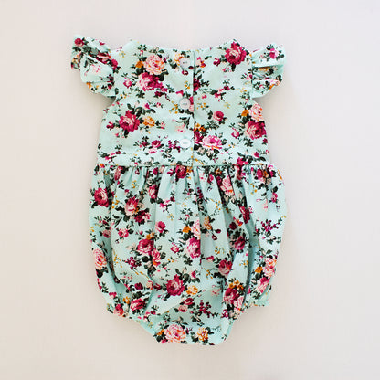 Harper Roses in Bloom Floral Romper (all accessories sold separately)