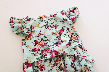 Harper Roses in Bloom Floral Romper (all accessories sold separately)