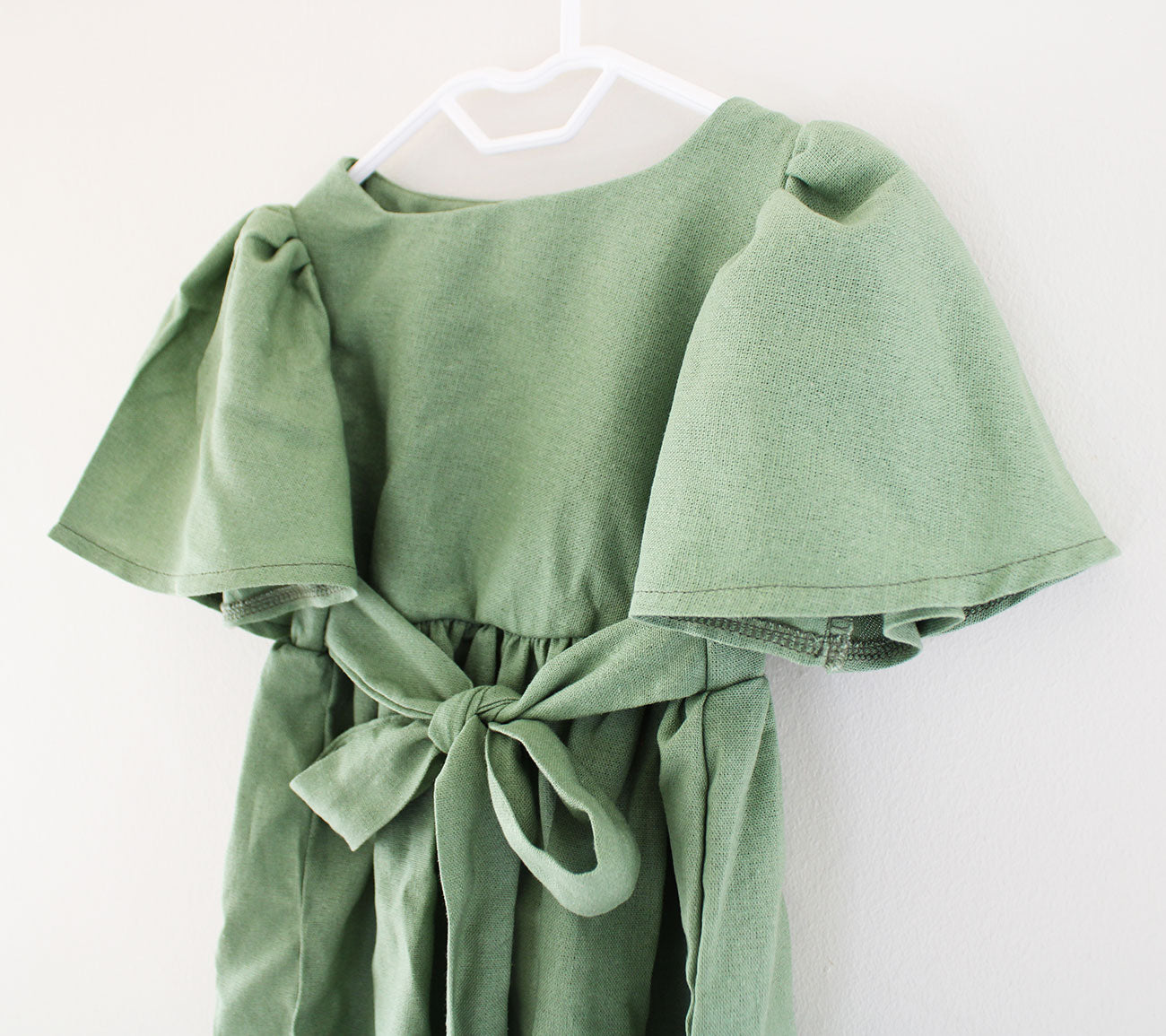 Magnolia Short Sleeve Dress - Solid Green